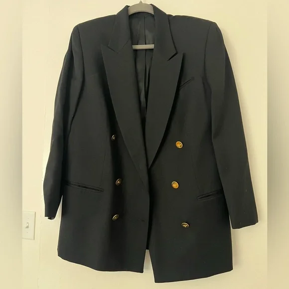 Vintage Burberry blazer USA women 6 - Picture 3 of 14